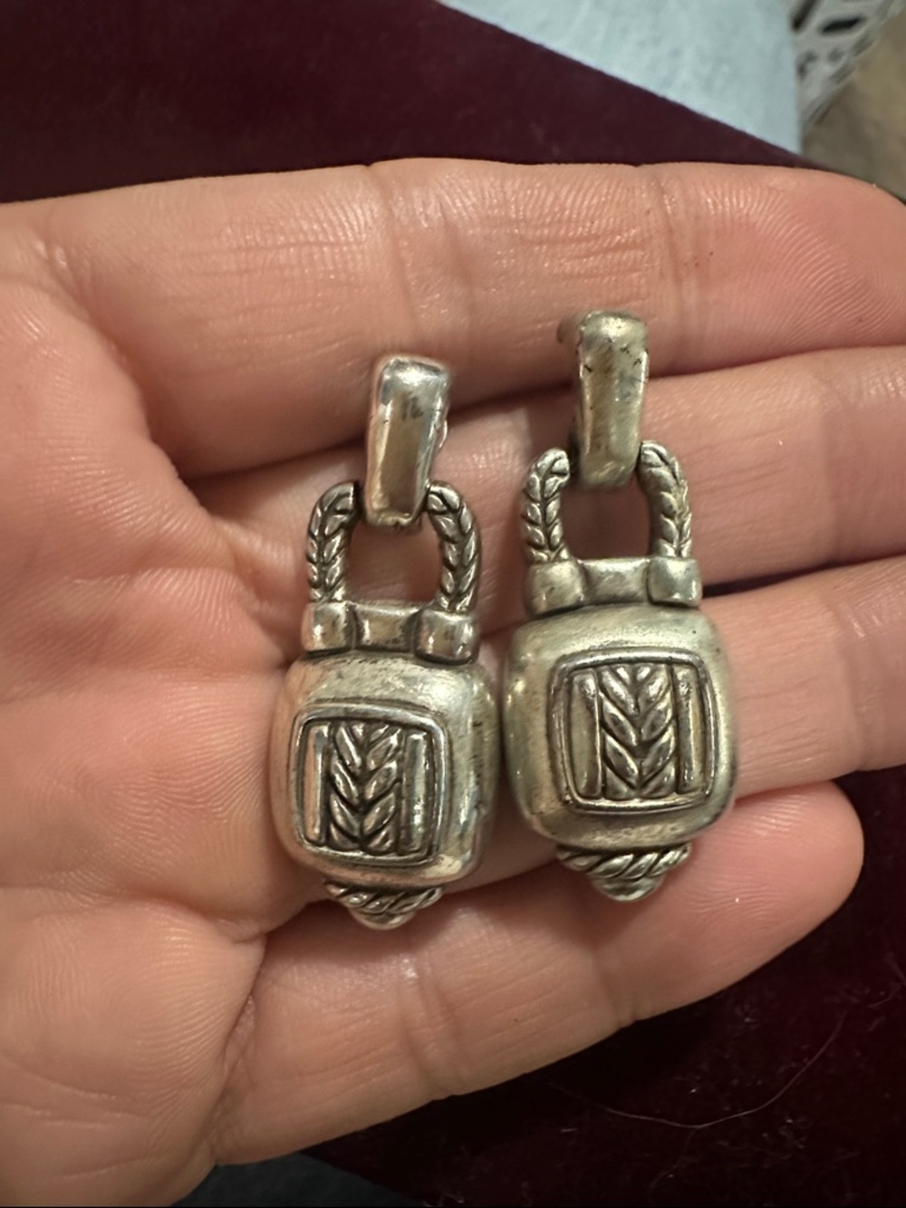 VTG Brighton Wheat Drop Earrings